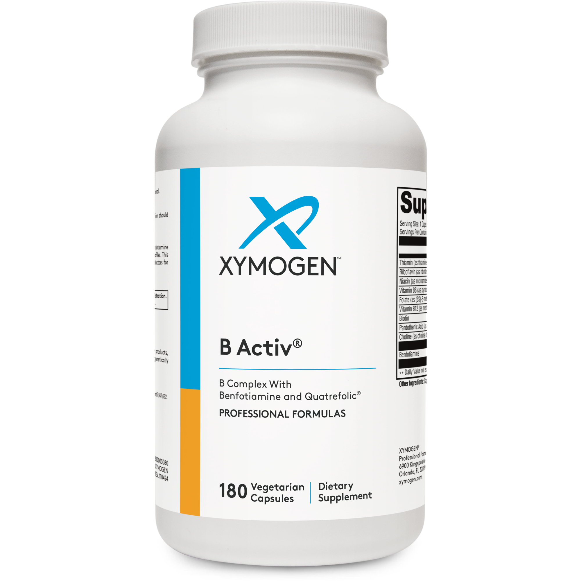 B Activ Vitamin B Complex Supplement - 180 C | Xymogen